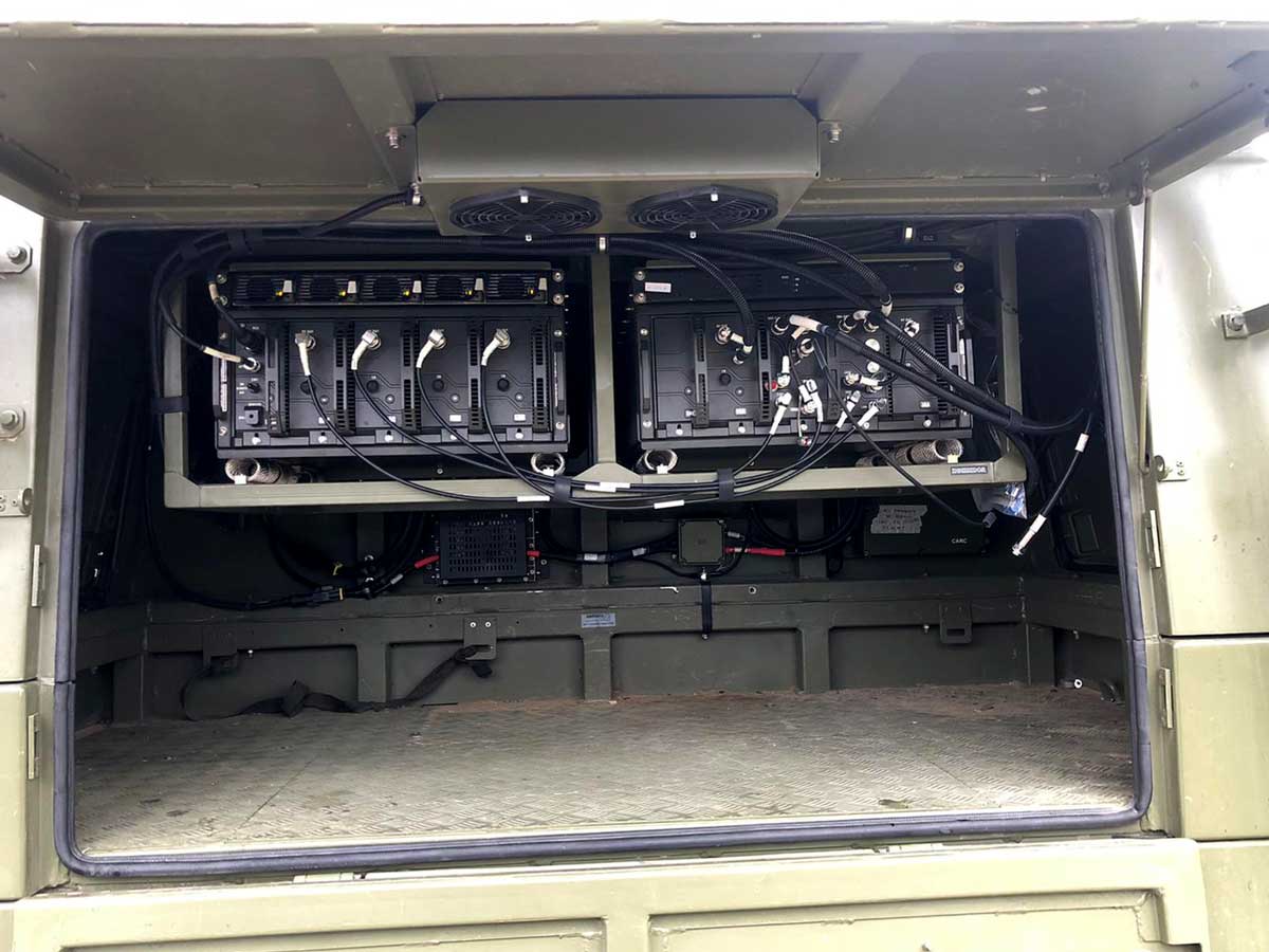 Each module is a self contained independent jammer for full flexibility